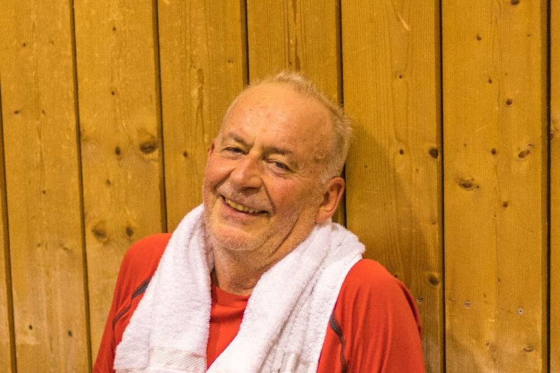 Geschafft: Oldie Helmut Zwicker