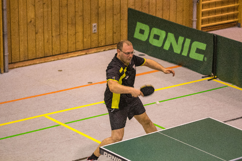 Armin Horn kann auch Rückhand